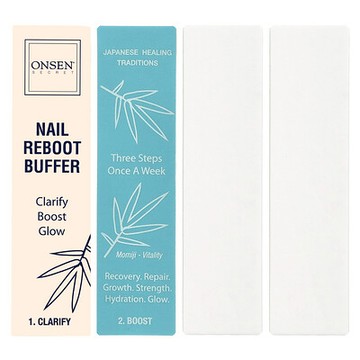 Onsen Secret, 指甲拋光墊片，4 塊替換墊片