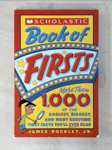 【書寶二手書T9／原文小說_E4R】Scholastic Book Of Firsts_Buckley, James