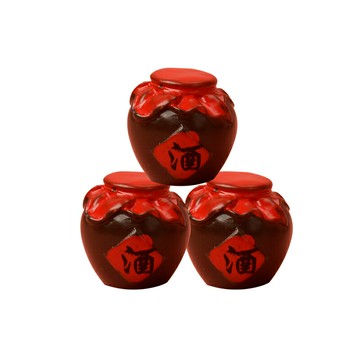 微景觀造景配件仿真迷你酒壇酒碗水桶辣椒大蒜樹脂工藝diy小擺件