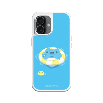 iPhone 17 SolidX 白 - 貓貓蟲咖波 Bugcat Capoo - 咖波游泳趣