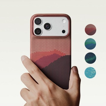 iPhone18/17 ProMax 航太纖維超薄磁吸手機殼 MOMENT 波光藍