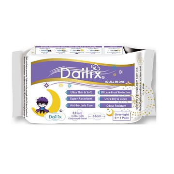 【Dailix】532衛生棉-立體漂浮型35公分7片 吸血鬼娃娃版