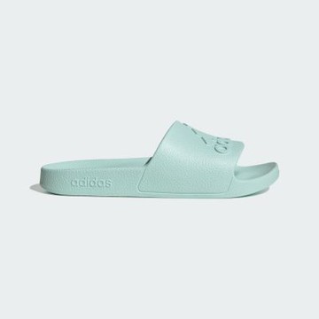 Adidas 愛迪達 Adilette Aqua [JS1125] 男女 拖鞋 淡藍綠 一體成型 快乾 海邊Ｃ