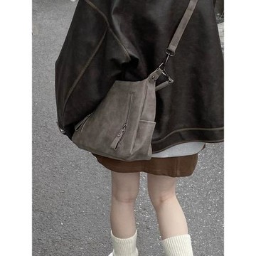 廢土風包包女式2026新款潮時尚復古托特包小眾大容量手提通勤包