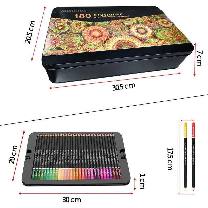 色鉛筆 180色セット 油性色鉛筆 学生さんと初心者専用
