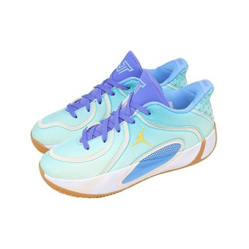 Nike 籃球鞋 Jordan Tatum 4 SE BG 大童 女鞋 綠 紫 膠底 IU2365-300