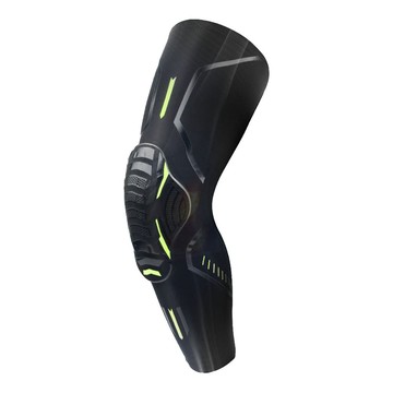 A-ZEAL 高強度防撞運動護膝 人體工學設計/鱗紋防撞墊/高彈性  SP7080  XL號  黑色  1個