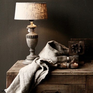 法式鄉村實木雕刻臺燈復古懷舊創意民宿樣品房客廳臥室床頭燈具