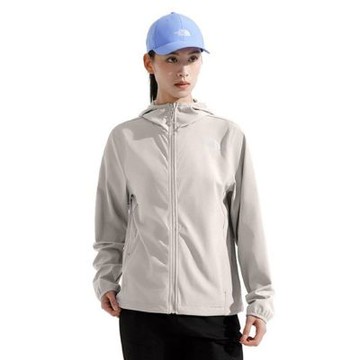 The North Face 北臉 外套 女款 運動外套 風衣外套 透氣 防潑水 W ZEPHYR NOVELTY 灰 NF0A8BW91OA