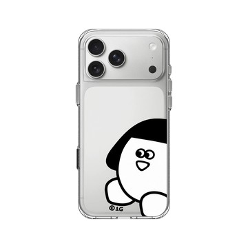 iPhone 17 Pro Max Clear Case（相機按鈕） 透明 - 1G - 左看看