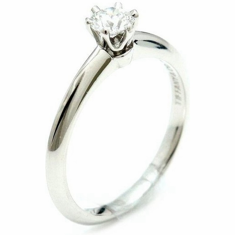 ジュエリー Tiffany Co ティファニー ソリティア ティファニーセッティング 立爪 Pt950 プラチナ950 ダイヤリング 0 25ct 7 5 7 5号 K 通販 Lineポイント最大0 5 Get Lineショッピング