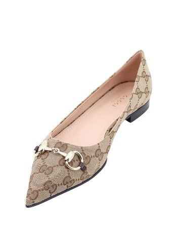 Original gg fabric ballerinas - GUCCI - gender_Woman