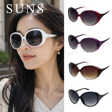 【SUNS】抗UV太陽眼鏡 時尚百搭大框墨鏡 共五色 顯小臉經典款 S80 台灣製 檢驗合格