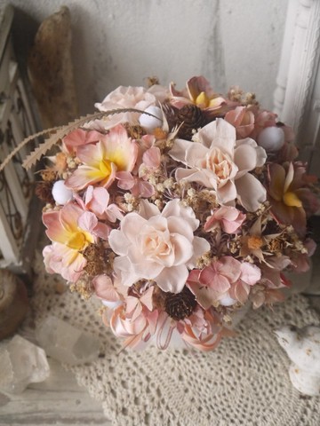 裸色的告白 II(大).自然膚色系.小公主生日.婚禮.乾燥花首選