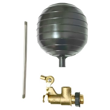 六分水塔浮球進水器  45cm  美式 黑色