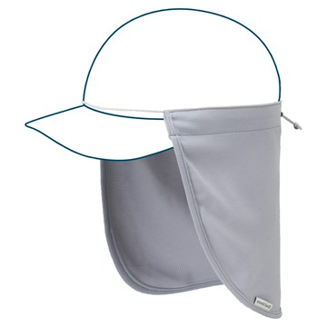 【【蘋果戶外】】mont-bell 1118939 遮陽片 帽子配件 Wickron Cool Cap Shade UPF30 遮陽布 後頸防曬