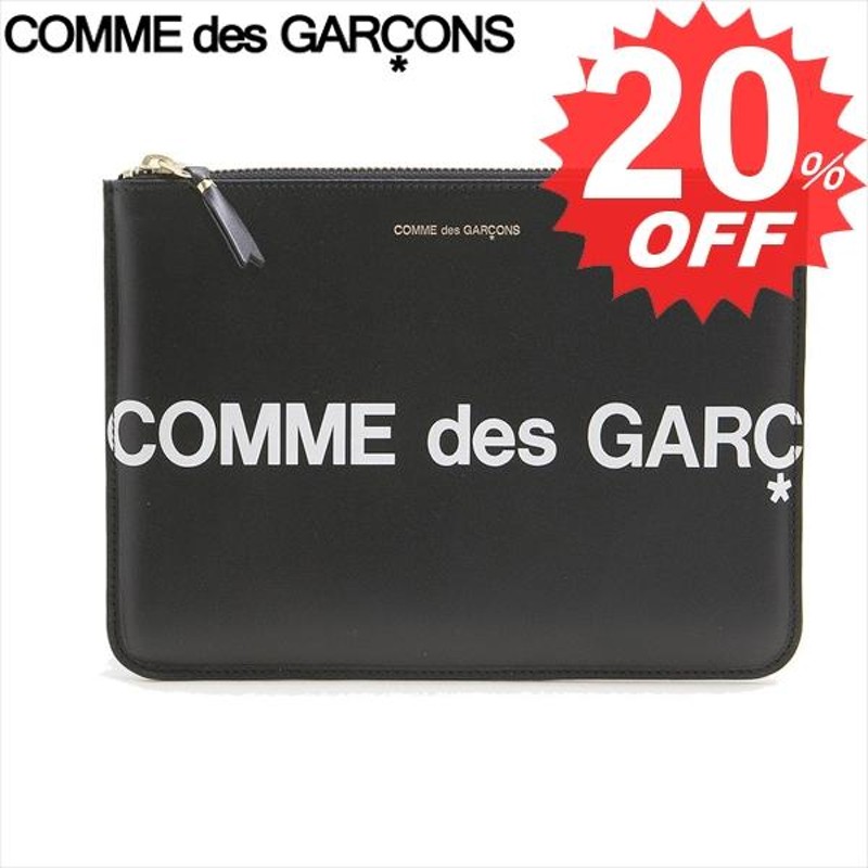 コムデギャルソン バッグ ポーチ COMME DES GARCONS HUGE LOGO WALLET POUCH SA5100HL BLACK  比較対照価格22,243 円 | LINEブランドカタログ