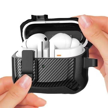 適用 三星 Samsung Galaxy Buds3 / Buds3 pro 藍芽耳機殼 真無線藍牙耳機保護套 鎖扣式