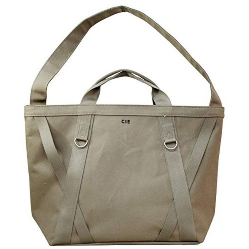 人気の CANVAS DUCK シー CIE TOTE-L SAND 20 041800 トートバッグ 2WAY トートバッグ