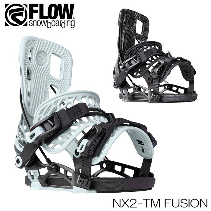 FLOW FUSE ビンディングLサイズ グレー色 スノーボードビンディング