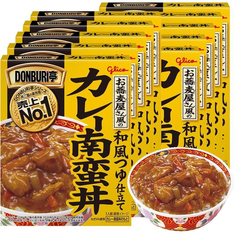 グリコ DONBURI亭 お蕎麦屋さん風のカレー南蛮丼 165g×10個