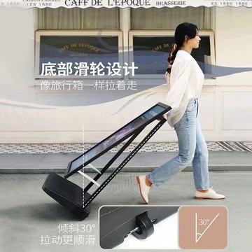 免運 海報架 廣告牌 廣告架 展示架 印幫防風注水海報架子戶外招聘展架落地廣告牌立牌立式kt板展示架 八折下殺 特價出 可開發票 加客服賴享受巨額優惠