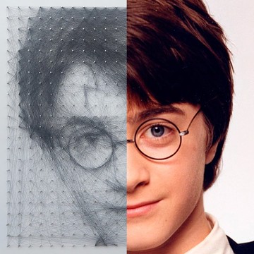 弦樂藝術牆板螺紋藝術品逼真的哈利家庭辦公室裝飾