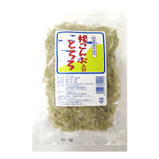 マルシマ 根昆布入りとろろ 25g