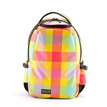 馬賽克系列 Ultra+小尺寸後背包-粉漾黃-設有13吋筆電夾層