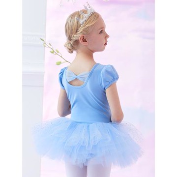 舞蹈服兒童女夏季短袖女童中國舞練功服女孩跳舞服裝幼兒芭蕾舞裙