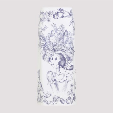 Moschino Printed Pencil Skirt