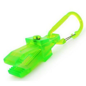 日本 《Stream Trail》萬用夾-螢光系 螢光綠 Sleleton Green