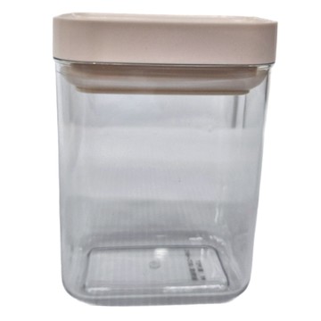 懶角落 易扣可疊式食物密封保鮮罐 700ml  尺寸10.5x6.5x15cm  耐溫-20°C~60°C  1個