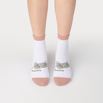 ［S、M、L號］PureMeowMeow-臥虎藏喵-短筒