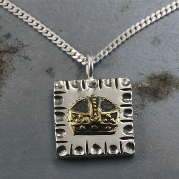 吊墜項鍊騎自行車的人