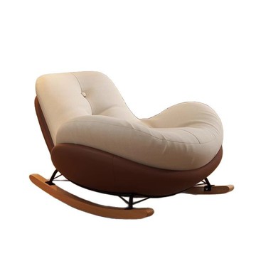 企鵝蛋殼搖椅搖搖躺椅陽臺家用單人成人蝸牛客廳休閑懶人沙發椅[010209DD]