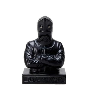 NEIGHBORHOOD BAPE SHARK INCENSE CHAMBER 2023SS BLACK SILVER