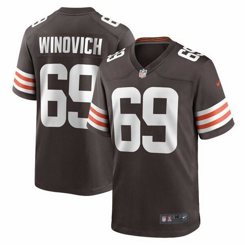 公式 ナイキ レディース ユニフォーム トップス Nike Cleveland Browns Women's Custom Game Jersey  Brown