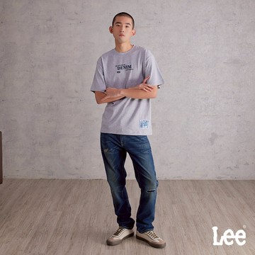 Lee 726 彈性中腰標準直筒牛仔褲 男 深藍洗水 LB517028522