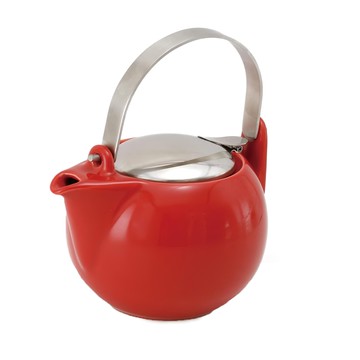 ZERO JAPAN 柿子壺S 陶瓷茶壺 - 番茄紅 450ml 日本產  1個