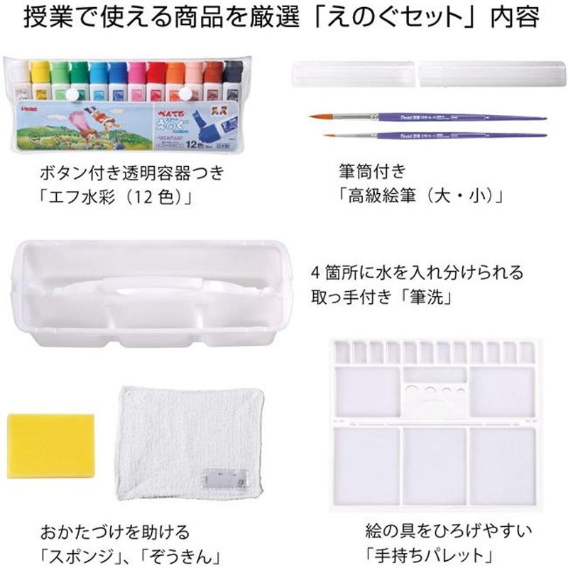 ぺんてる - 新品未使用！お得！デッサン・イラストスターターセット 楽天市場】ぺんてる 絵の具セット スケッチセット（ZST21）使い