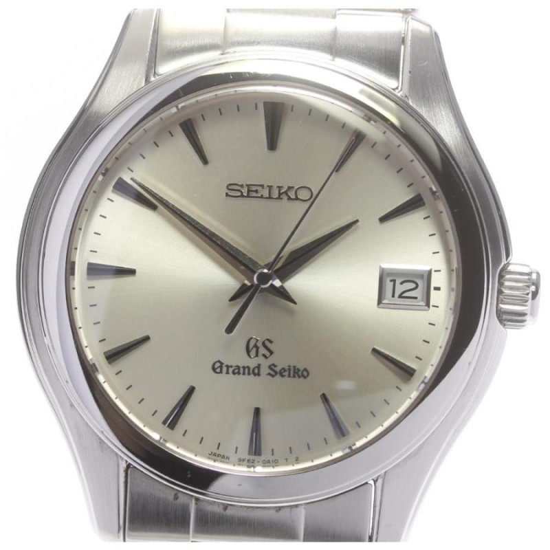 ☆良品【SEIKO】セイコー GS グランドセイコー SBGX005 / 9F62-0A10 クォーツ メンズ【ev05】 | LINEショッピング