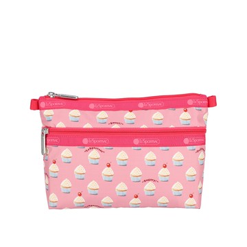 雙層拉鍊化妝包