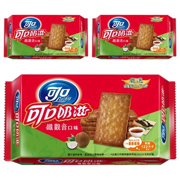 可口奶滋 鐵觀音口味 餅乾  75g  3包