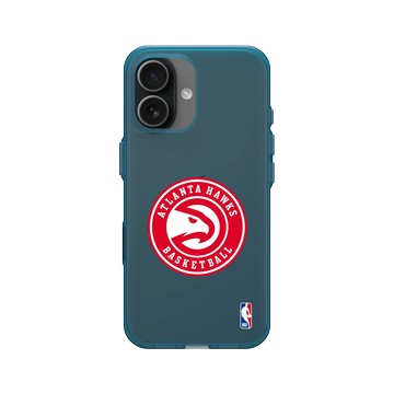iPhone 17 Clear (相機按鈕) 夜幕藍 - NBA - Logo-亞特蘭大老鷹 Atlanta Hawks