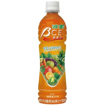 波蜜BCE果菜汁Pet580ml(箱購依實際收貨為主，無法保證原封箱出貨)