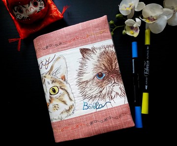 Bella 3隻大頭貓咪手帳本