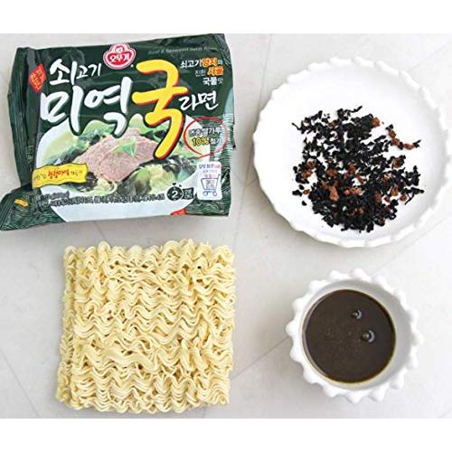 [オットギ] 牛肉ワカメスープラーメン 1個入   韓国食品 韓国ラーメン (海外直送)