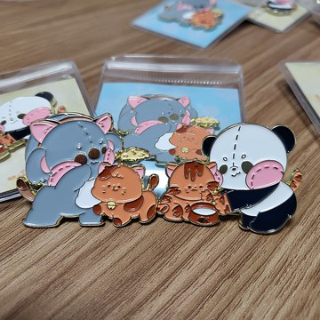 Vipstorey樹熊|原創貓貓金屬襟章