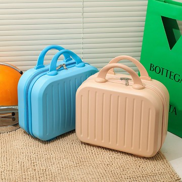 楓林宜居 行李箱女小型輕便14寸手提箱化妝箱包旅行箱迷你小號皮箱子收納箱